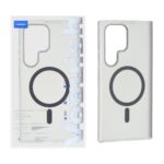 قاب اورجینال Vawi مات لنز برجسته MagSafe مدل Samsung Galaxy S24 Ultra - مشکی (پک دار)