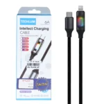 کابل شارژ فست Techlum Type-C To Lightning مدل MA033 - مشکی (گارانتی شش ماهه آروین)