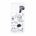 قاب Cute کریستالی طرح مگ سیف محافظ لنزدار Xiaomi Redmi 13X / Redmi 13 4G / Poco M6 4G - کد 7