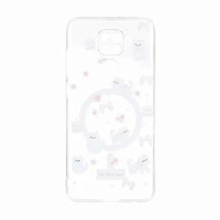 قاب Cute کریستالی طرح مگ سیف محافظ لنزدار Xiaomi Redmi Note 9 / Redmi 10X 5G / Redmi 10X Pro 5G - کد 99