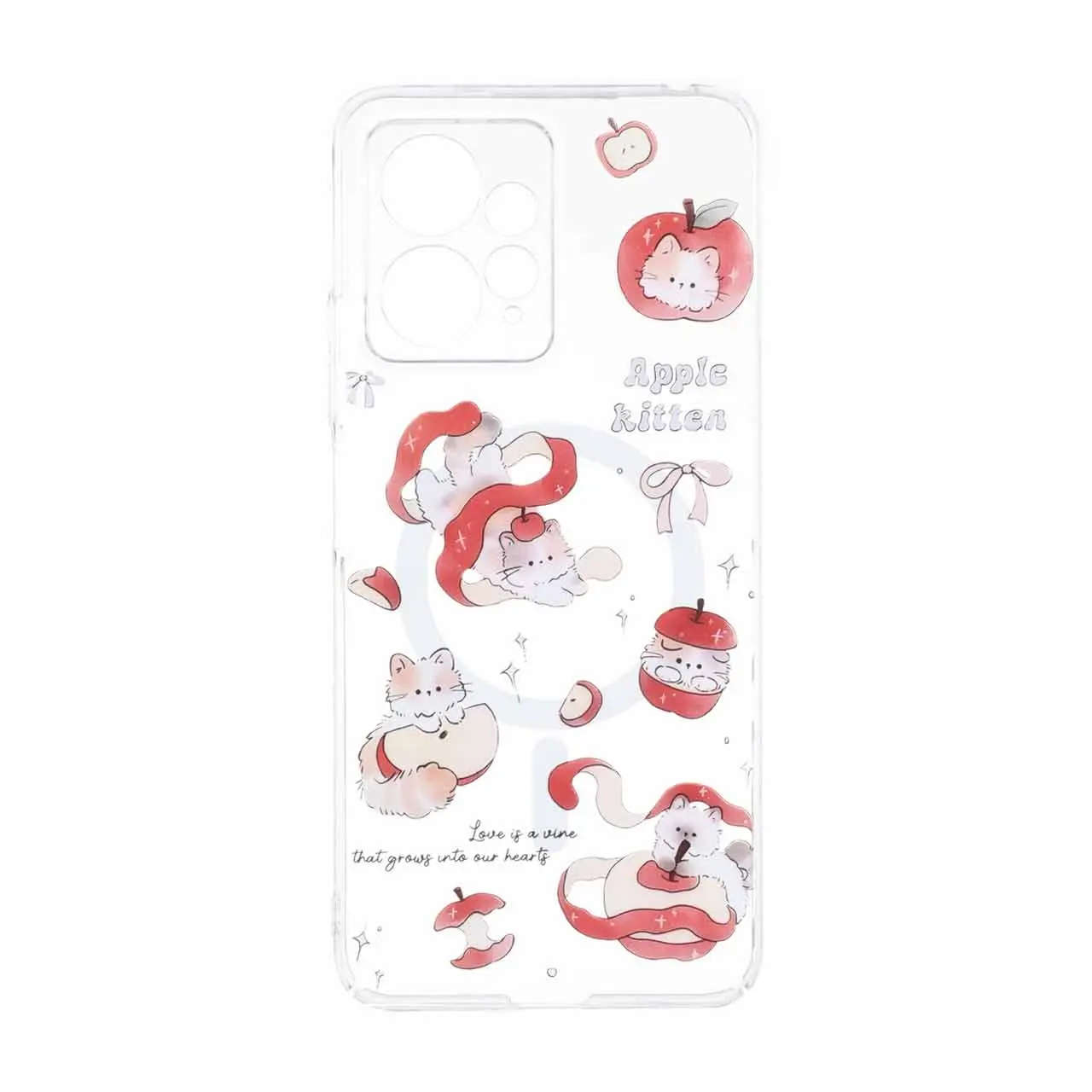 4651306 قاب Cute کریستالی طرح مگ سیف محافظ لنزدار Xiaomi Redmi Note 12 4G - کد 104 - تصویر 1