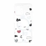 قاب Cute کریستالی طرح مگ سیف محافظ لنزدار Xiaomi Redmi Note 12 4G - کد 106