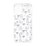 قاب Cute کریستالی طرح مگ سیف محافظ لنزدار Xiaomi Redmi Note 10 4G / Redmi Note 10S / Poco M5S - کد 119