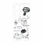قاب Cute کریستالی طرح مگ سیف محافظ لنزدار Xiaomi Redmi Note 14S / Note 13 Pro 4G / Poco M6 Pro 4G - کد 122