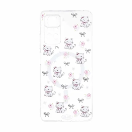 قاب Cute کریستالی طرح مگ سیف محافظ لنزدار Xiaomi Redmi Note 12 Pro 4G / Redmi Note 11 Pro - کد 163