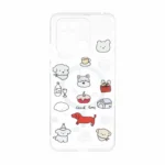 قاب Cute کریستالی طرح مگ سیف محافظ لنزدار Xiaomi Redmi 10C / Redmi 10 Power / Poco C40 - کد 173
