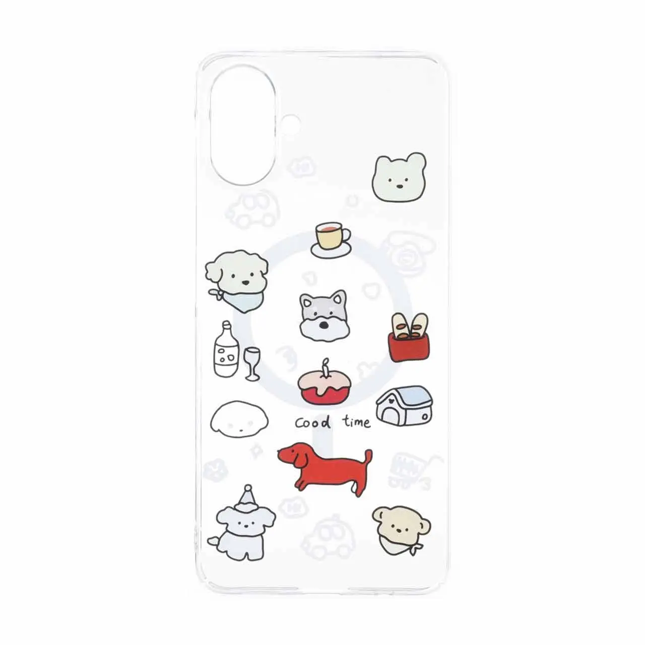 4651782 قاب Cute کریستالی طرح مگ سیف Samsung Galaxy A07 - کد 342 - تصویر 1
