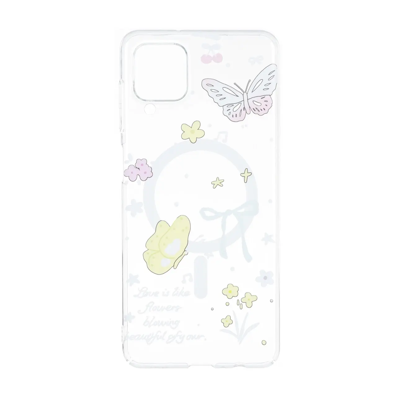 4651904 قاب Cute کریستالی طرح مگ سیف Samsung Galaxy A12 / M12 / F12 - کد 403 - تصویر 1