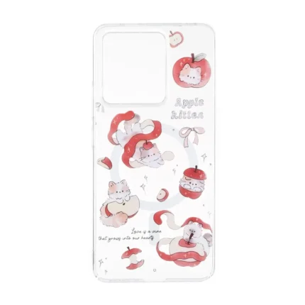 قاب Cute کریستالی طرح مگ سیف Xiaomi Redmi Note 13 4G - کد 450
