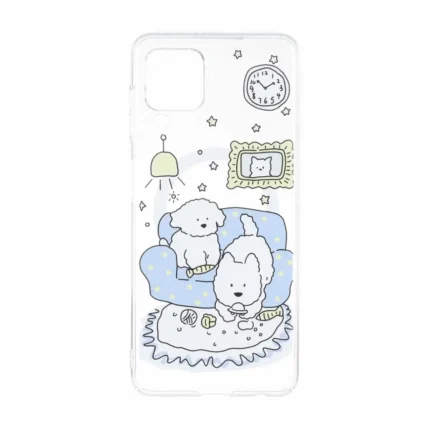 قاب Cute کریستالی طرح مگ سیف Samsung Galaxy A22 4G / M22 / M32 4G / F22 - کد 491