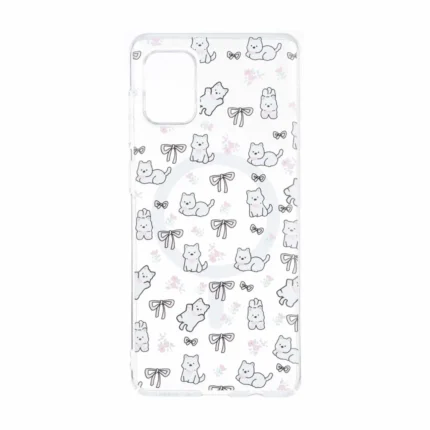 قاب Cute کریستالی طرح مگ سیف Samsung Galaxy A31 - کد 521