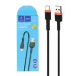 کابل شارژ فست Sky Dolphin Type-C مدل S09T - مشکی - TCO