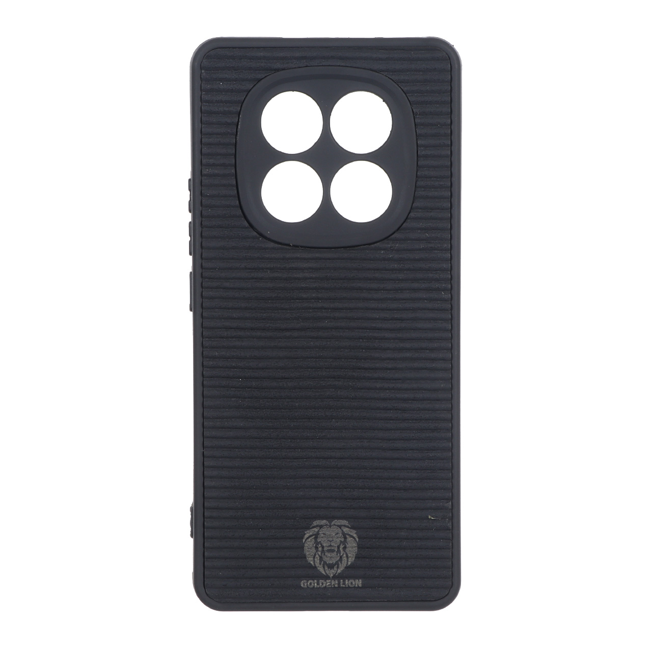 4653278 قاب Golden Lion شیاردار Xiaomi Redmi Note 15 / Poco M8 5G - مشکی - تصویر 1