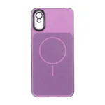 قاب مستطیلی طرح مگ سیف لنز شفاف Xiaomi Redmi 9A / Redmi 9A Sport / Redmi 9AT - ارغوانی