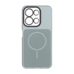 قاب مستطیلی طرح مگ سیف لنز شفاف نسخه گلوبال Xiaomi Redmi 15C / Poco C85 - سبز
