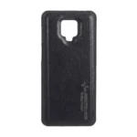 قاب طرح چرم AMG محافظ لنزدار Xiaomi Redmi Note 9S / Redmi Note 9 Pro / Redmi Note 9 Pro Max - مشکی