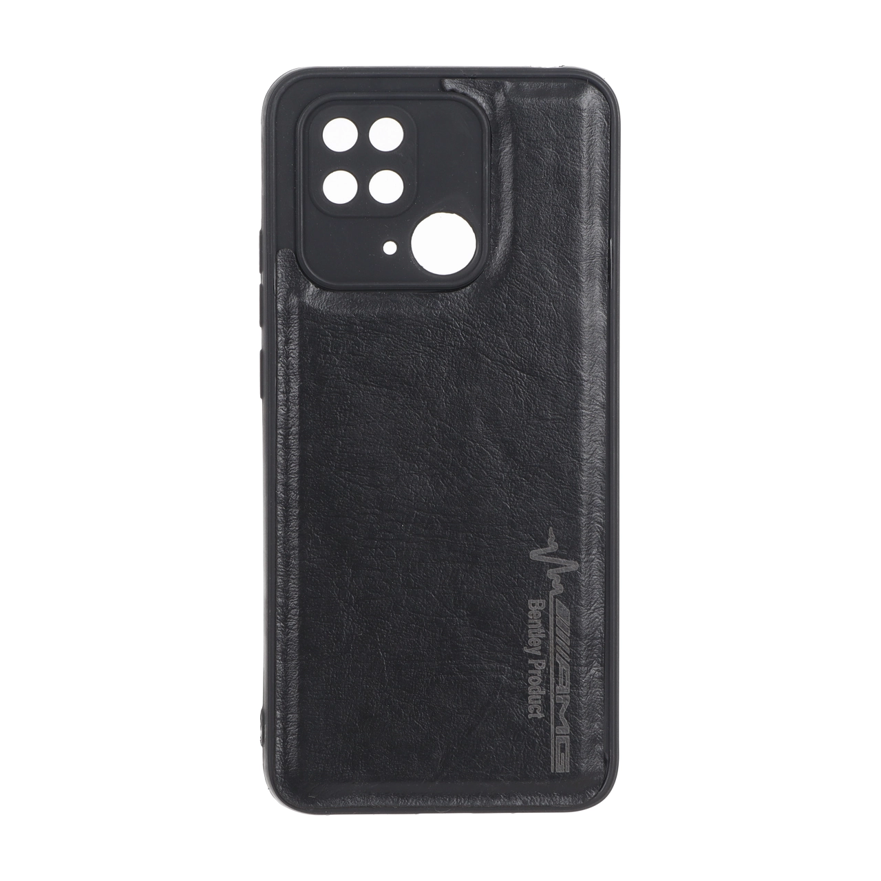 4655400 قاب طرح چرم AMG محافظ لنزدار Xiaomi Redmi 10C / Redmi 10 Power / Poco C40 - مشکی - تصویر 1
