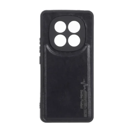 قاب طرح چرم AMG محافظ لنزدار Xiaomi Redmi Note 14 Pro 5G / Redmi Note 14 Pro Plus 5G / Poco X7 5G - مشکی