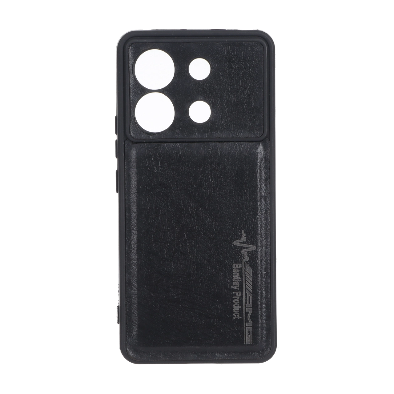 4655416 قاب طرح چرم AMG محافظ لنزدار Xiaomi Redmi Note 13 Pro 5G / Poco X6 5G - مشکی - تصویر 1