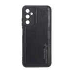 قاب طرح چرم AMG محافظ لنزدار Samsung Galaxy A05s / M14 4G / F14 4G - مشکی