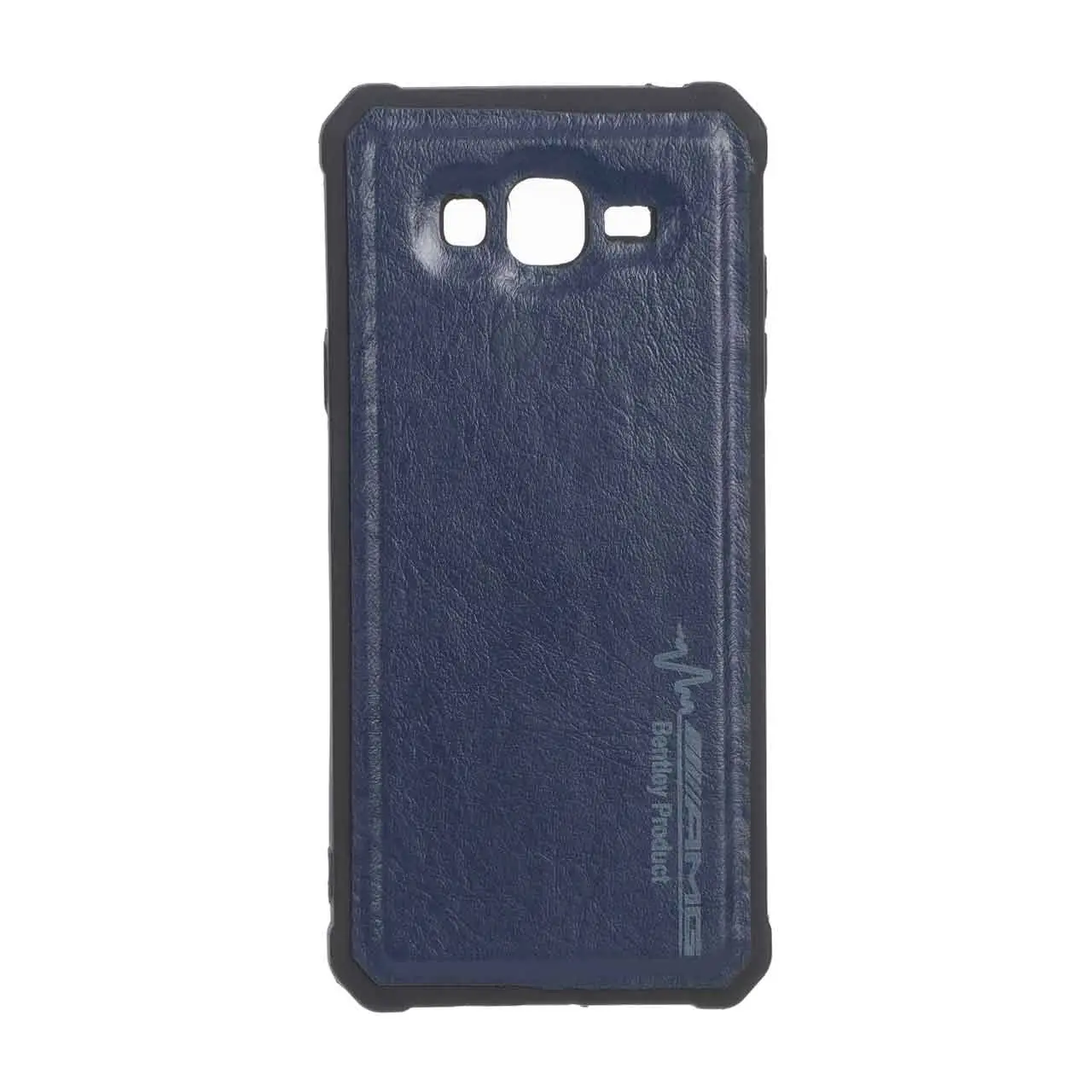 4655530 قاب طرح چرم AMG محافظ لنزدار Samsung Galaxy J7 (2015) / J700 - سرمه ای - تصویر 1