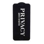 محافظ صفحه نمایش شیشه ای Full Cover ESD Anti Static Privacy مدل Apple iPhone 6 / iPhone 7 / iPhone 8 / iPhone SE (2020) / SE (2022) - مشکی