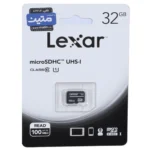 کارت حافظه Lexar MicroSDHC Class 10 U1 ظرفیت 32GB - مشکی (گارانتی متین)