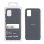 قاب سیلیکونی پاک کنی اورجینال درجه یک Samsung Galaxy A71 - خاکستری (پک دار)