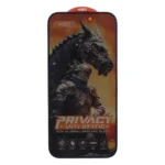 محافظ صفحه نمایش شیشه ای Full Cover Horo Anti Static Privacy مدل Apple iPhone 16 / iPhone 15 / iPhone 14 Pro