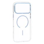 قاب اورجینال Magic Mask کریستالی دور لنز آلومینیومی MagSafe مدل Apple iPhone 18 Pro Max - آبی