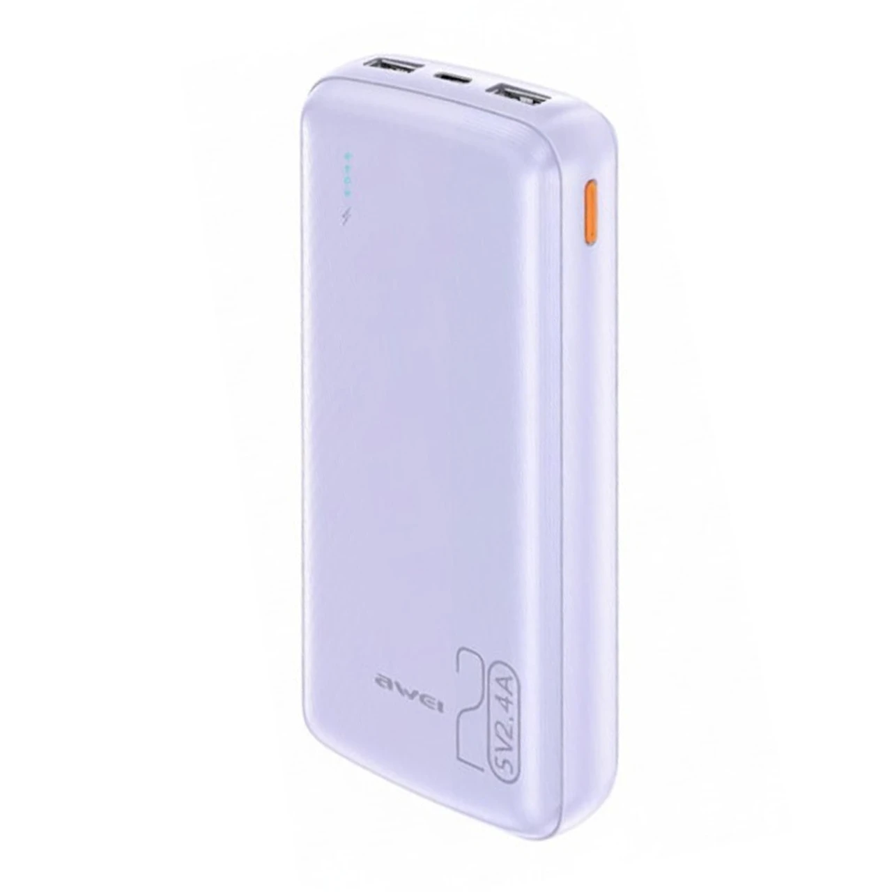 4663336 پاوربانک فست شارژ Awei 20000mAh مدل P19K - بنفش - RYL - تصویر 1