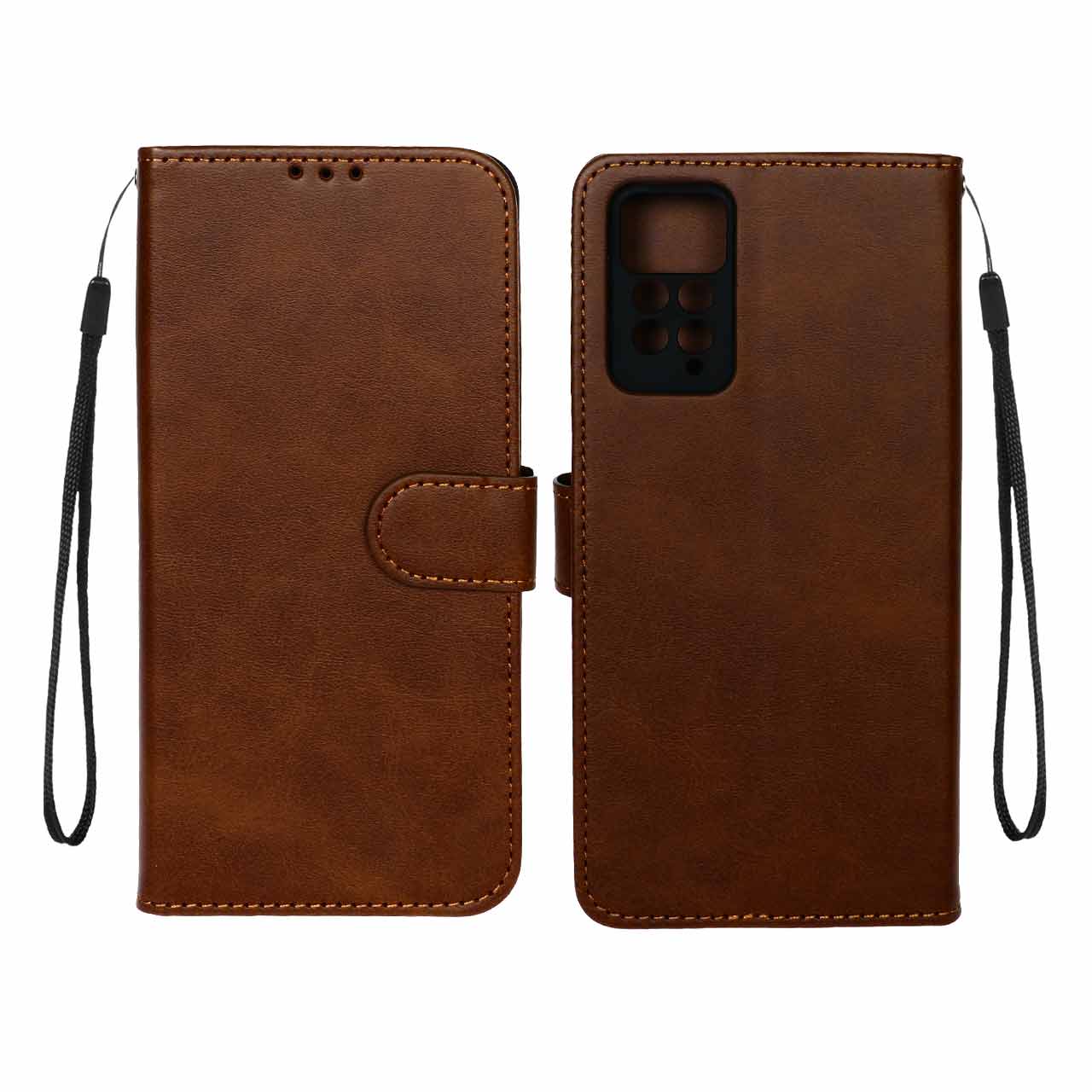 777950 کیف موبایل مگنتی Xiaomi Redmi Note 12 Pro 4G / Redmi Note 11 Pro - قهوه ای - تصویر 1