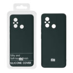 قاب نیو سیلیکون محافظ لنزدار RFF مدل Xiaomi Redmi 12C - سبز تیره (پک دار)