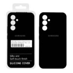 قاب سیلیکونی پاک کنی اورجینال درجه یک Samsung Galaxy A54 - مشکی (پک دار)