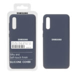 قاب سیلیکونی پاک کنی اورجینال درجه یک Samsung Galaxy A30s / A50 / A50s - سرمه ای (پک دار)