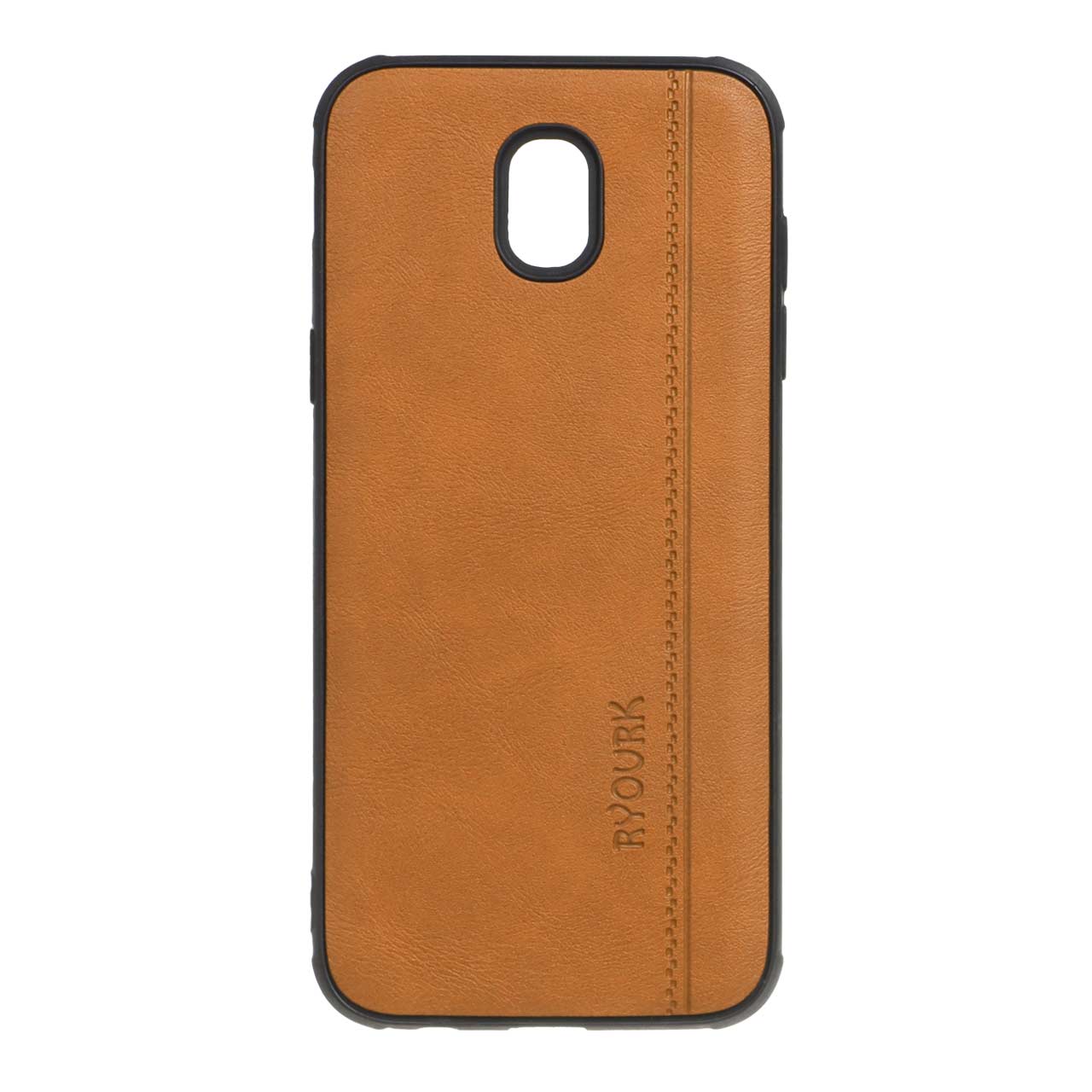 963442 قاب طرح چرم RYOURK مدل Samsung Galaxy J5 Pro / J530 - عسلی - تصویر 1