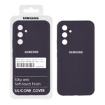 قاب سیلیکونی پاک کنی اورجینال درجه یک Samsung Galaxy A54 - سرمه ای کد 1 (پک دار)